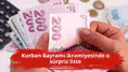 Kurban Bayramı ikramiyesinde o sürpriz liste