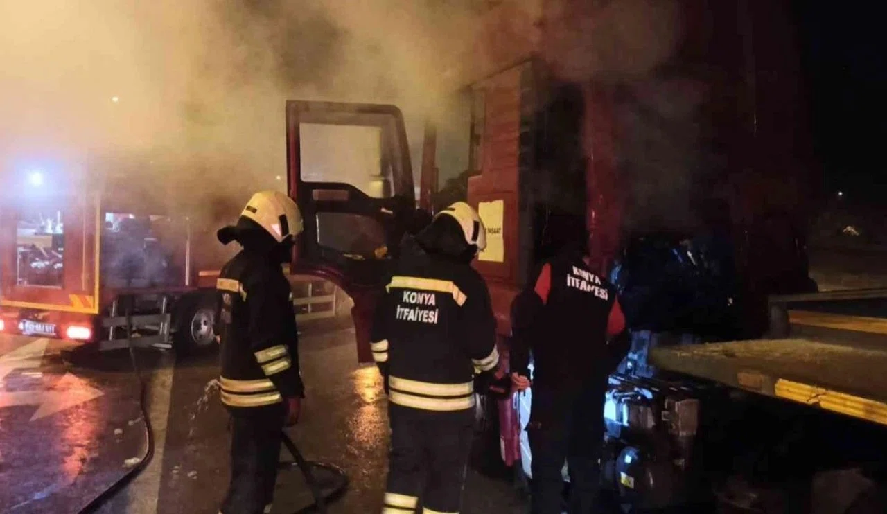 Konya’da büyük bir faciadan dönüldü! Güvenlik görevlisinin dikkati faciayı önledi