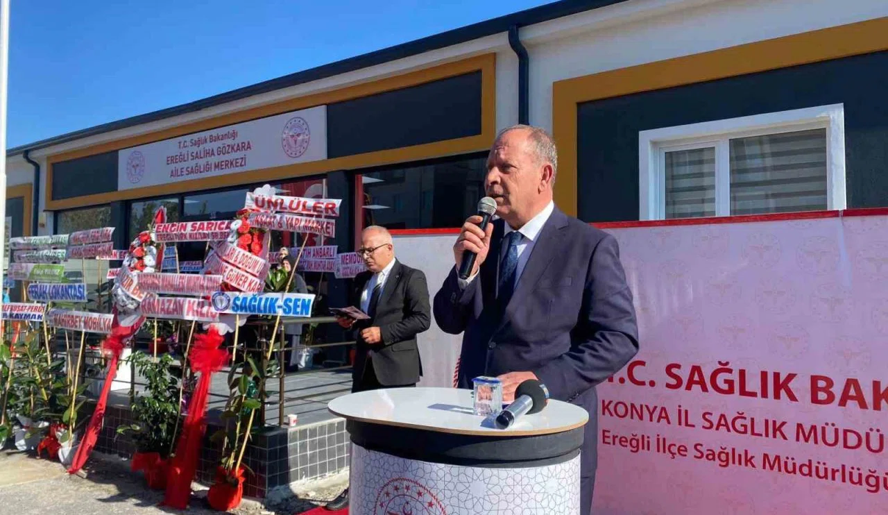Konya Ereğli’de yeni aile sağlık merkezinin açılışı yapıldı