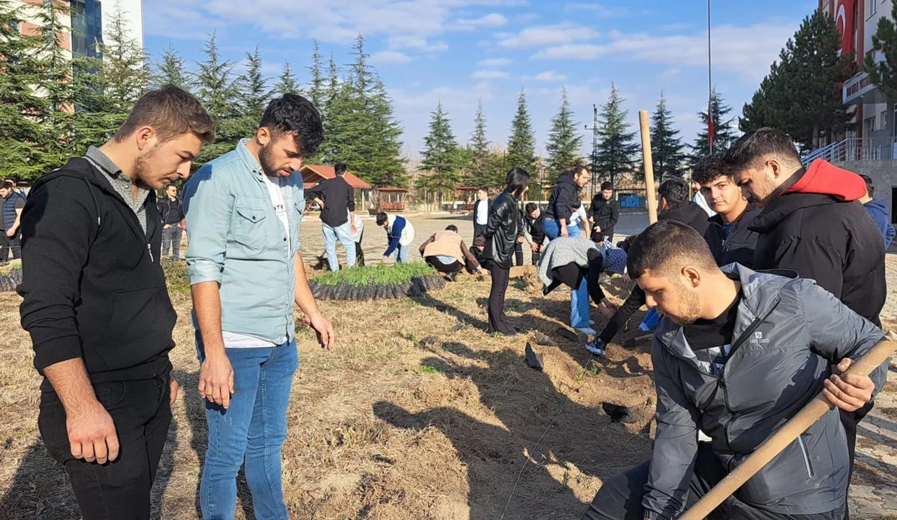 Selçuk Üniversitesi'nden rekor fidan dikimi!
