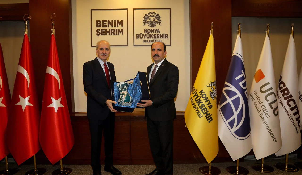 TBMM Başkanı Kurtulmuş'tan Başkan Altay'a ziyaret! Birlik ve beraberliği pekiştiriyor...