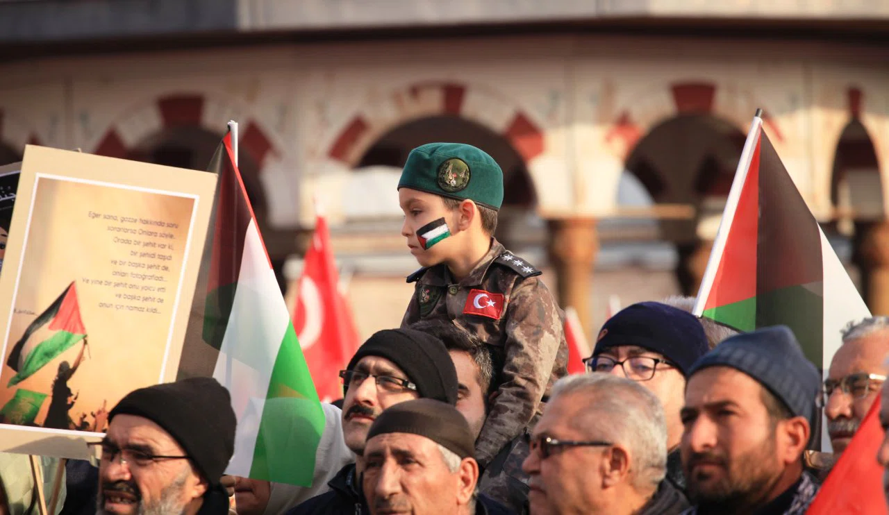 Konya'da büyük yürüyüş! Hep zulmün karşısında durdular...