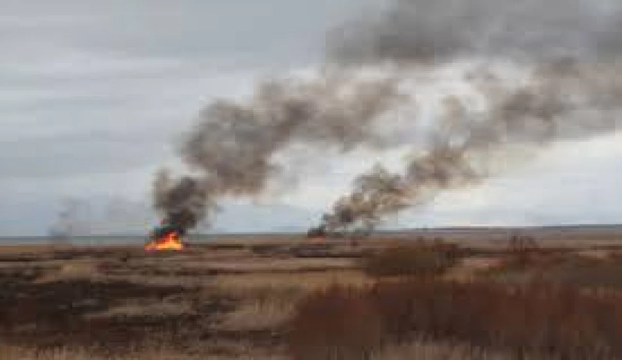 Beyşehir Gölü Milli Parkı'ndaki Sazlık Alanda Yangın