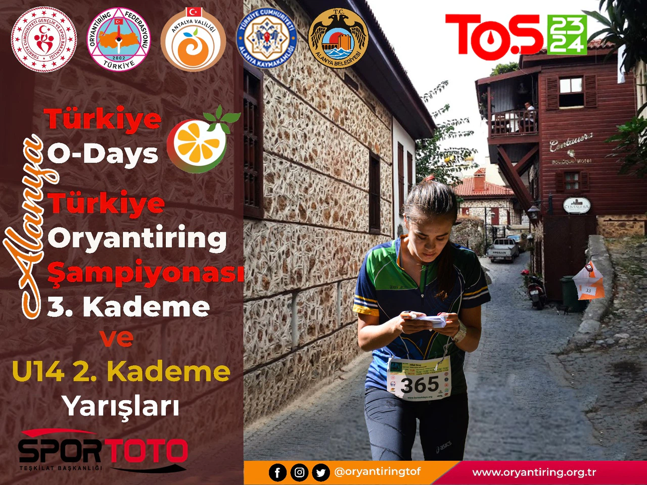 Alanya'da 3 farklı Oryantiring yarışı