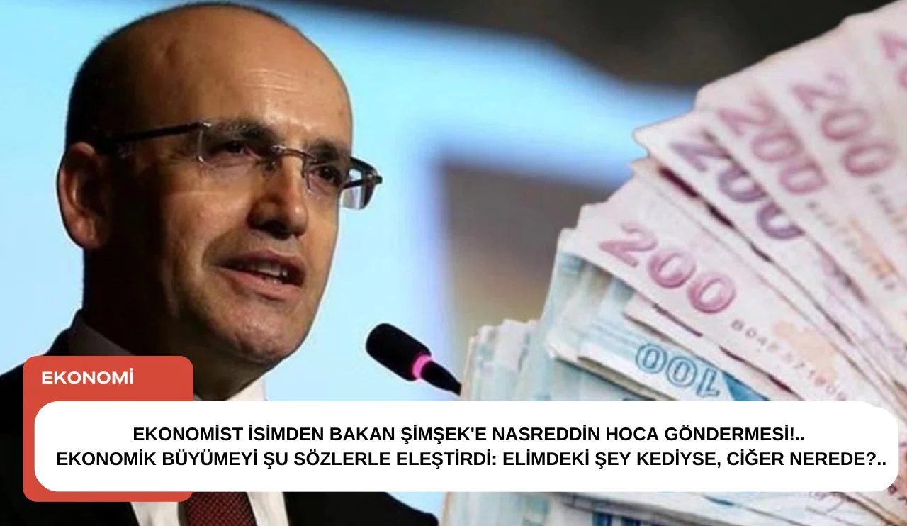 Ekonomik büyümeyi şu sözlerle eleştirdi: Elimdeki şey kediyse, ciğer nerede?..