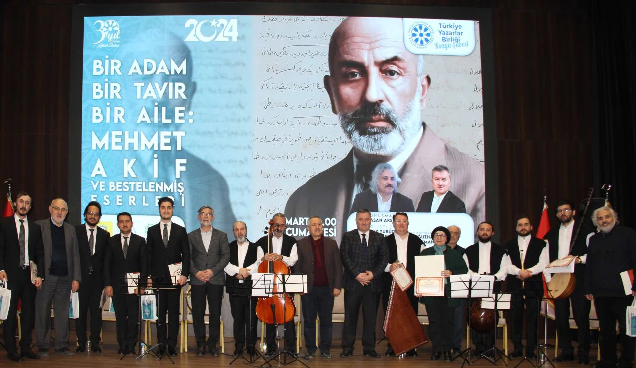 Mehmet Akif Ersoy kelimelerin gücünü kullandı! TYP Konya Şubesi'nde konuşuldu...