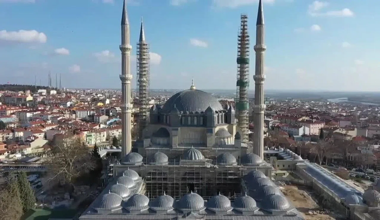 Selimiye'de Restorasyon Çalışmaları Sürüyor