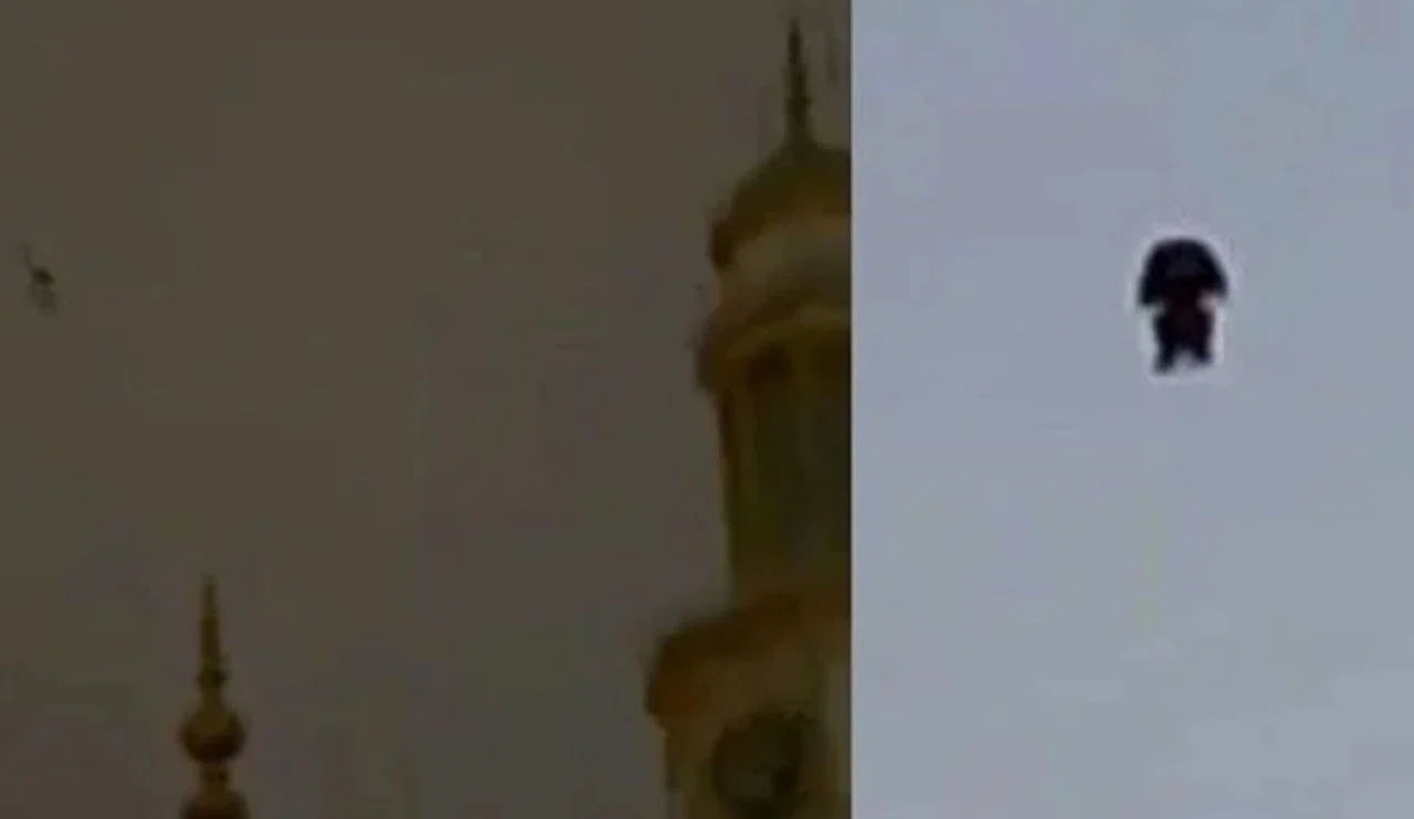 Gökyüzünde uçarken görülen insan şeklindeki cisim nedir?