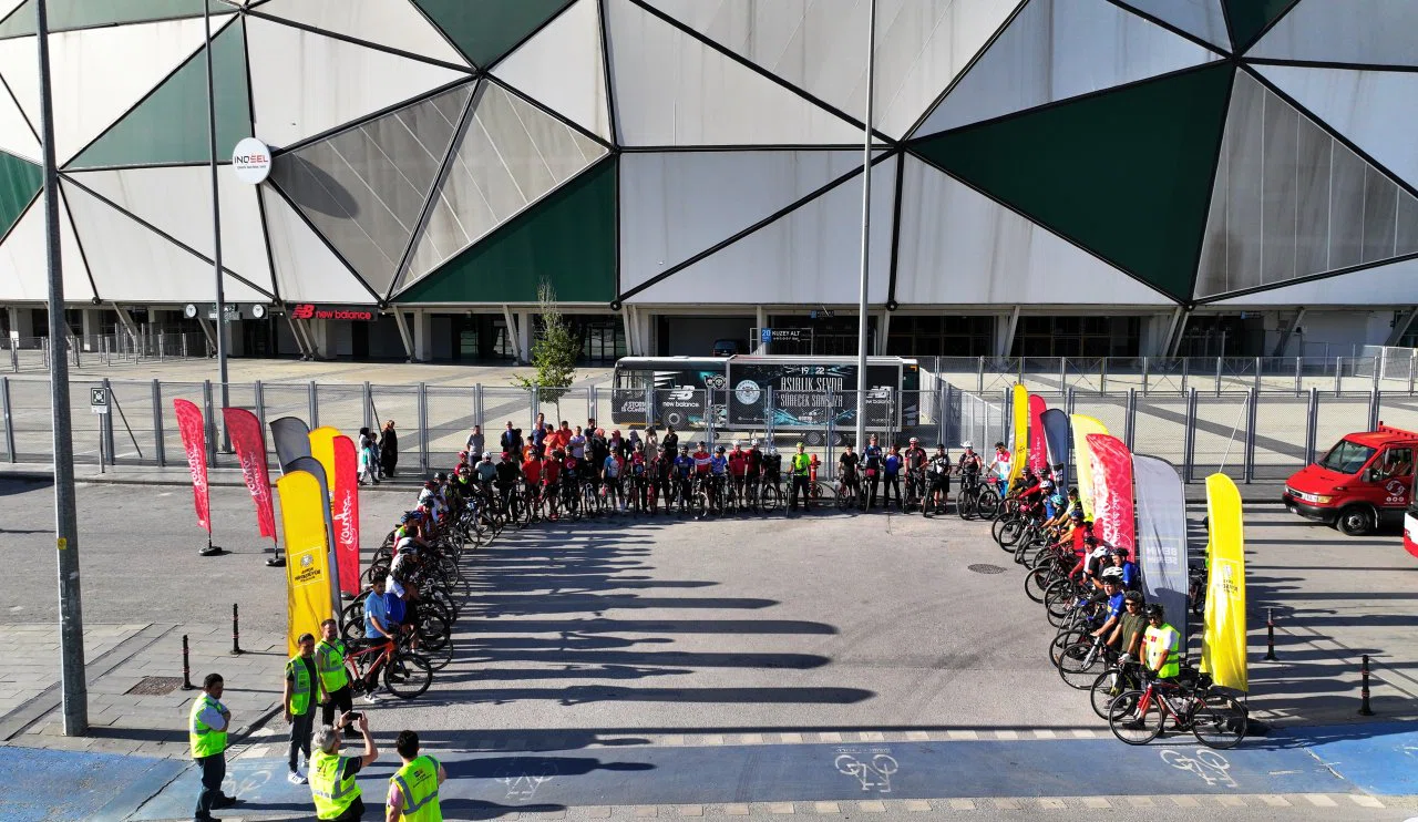 Konya'da bisiklet severler Mert'i anmak için bisiklet turu düzenlediler