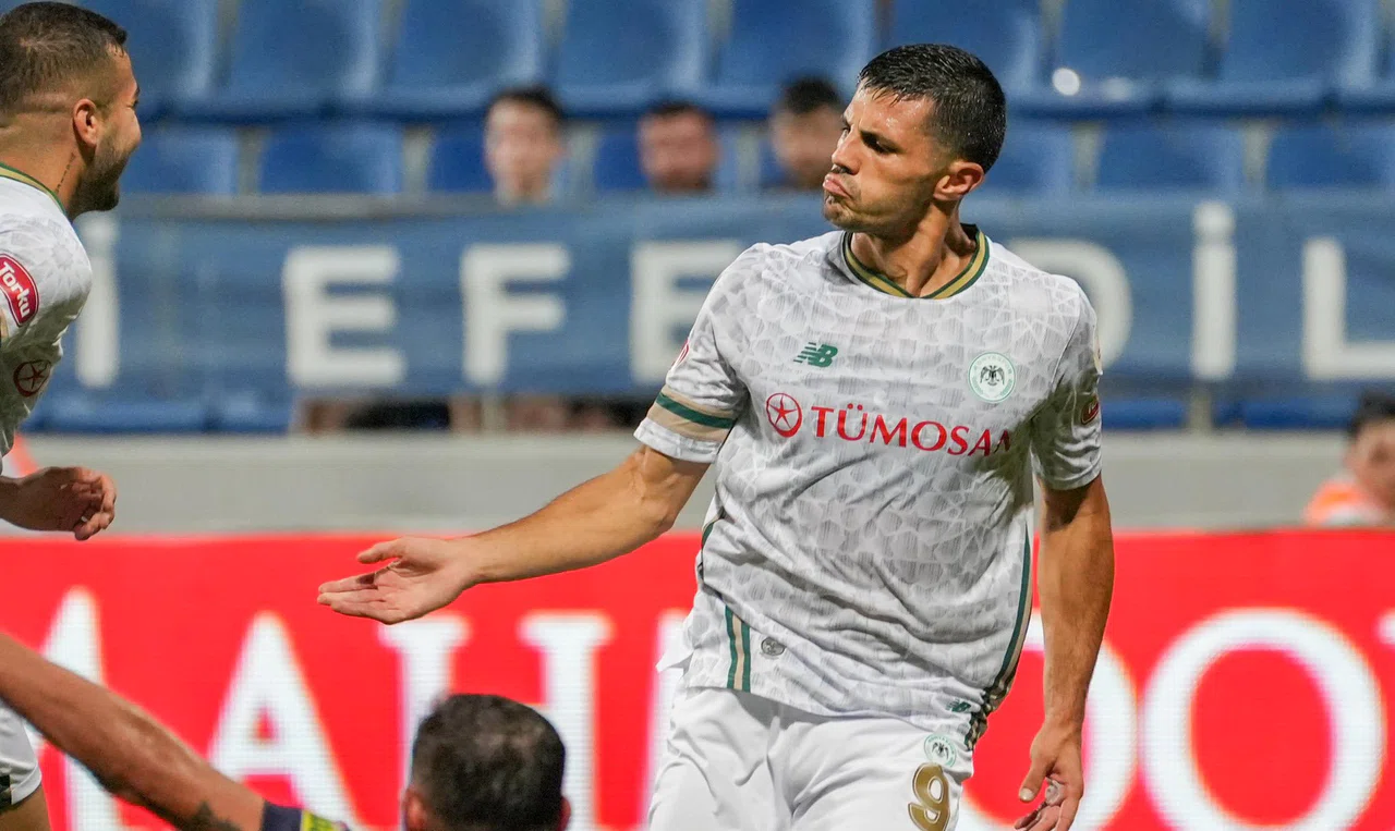 Konyaspor’da Aleksic imzadan 48 saat sonra gol attı