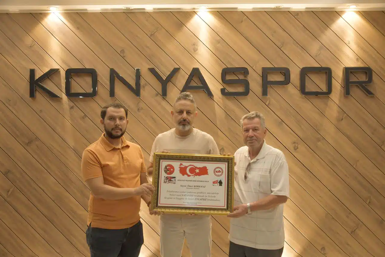 Şehit Derneğinden Konyaspor’a ziyaret