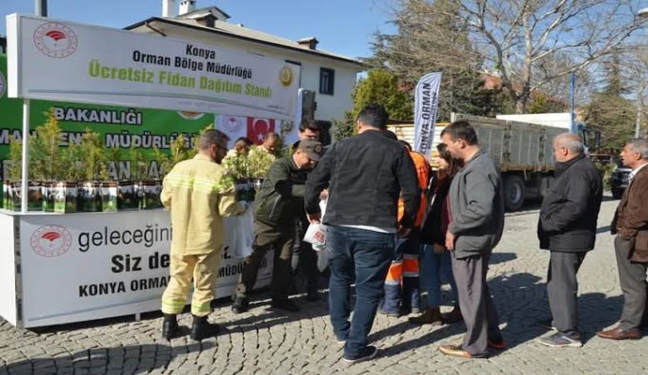 Konya’da bedava fidan dağıtılacak
