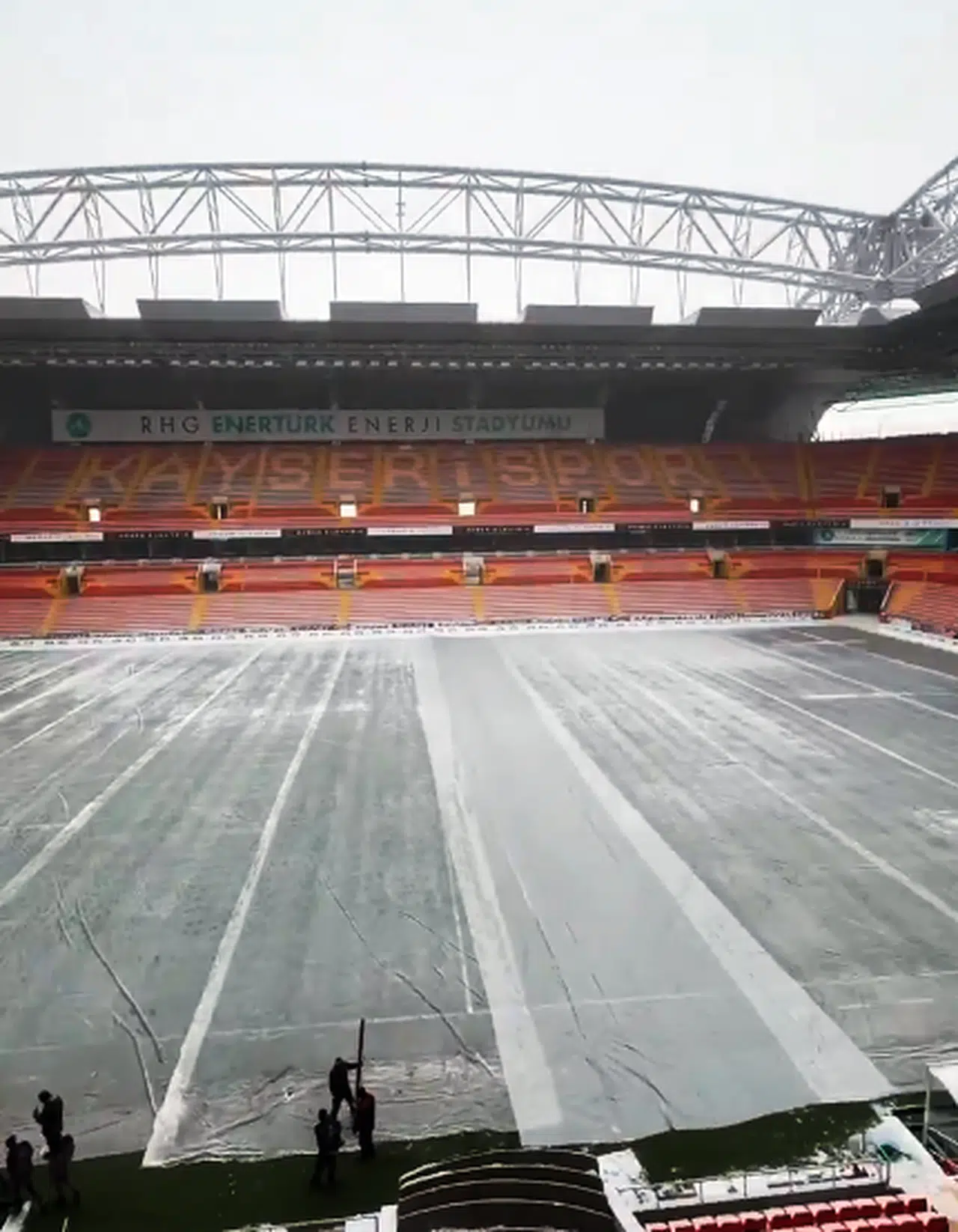 Kayseri’de Konyaspor maçı için seferberlik var! Stadyumda çalışma, ulaşım ücretsiz