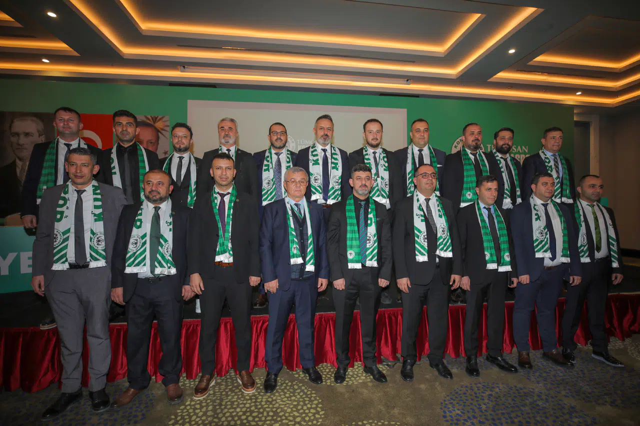 Konyaspor yönetimi görev dağılımını gerçekleştirdi