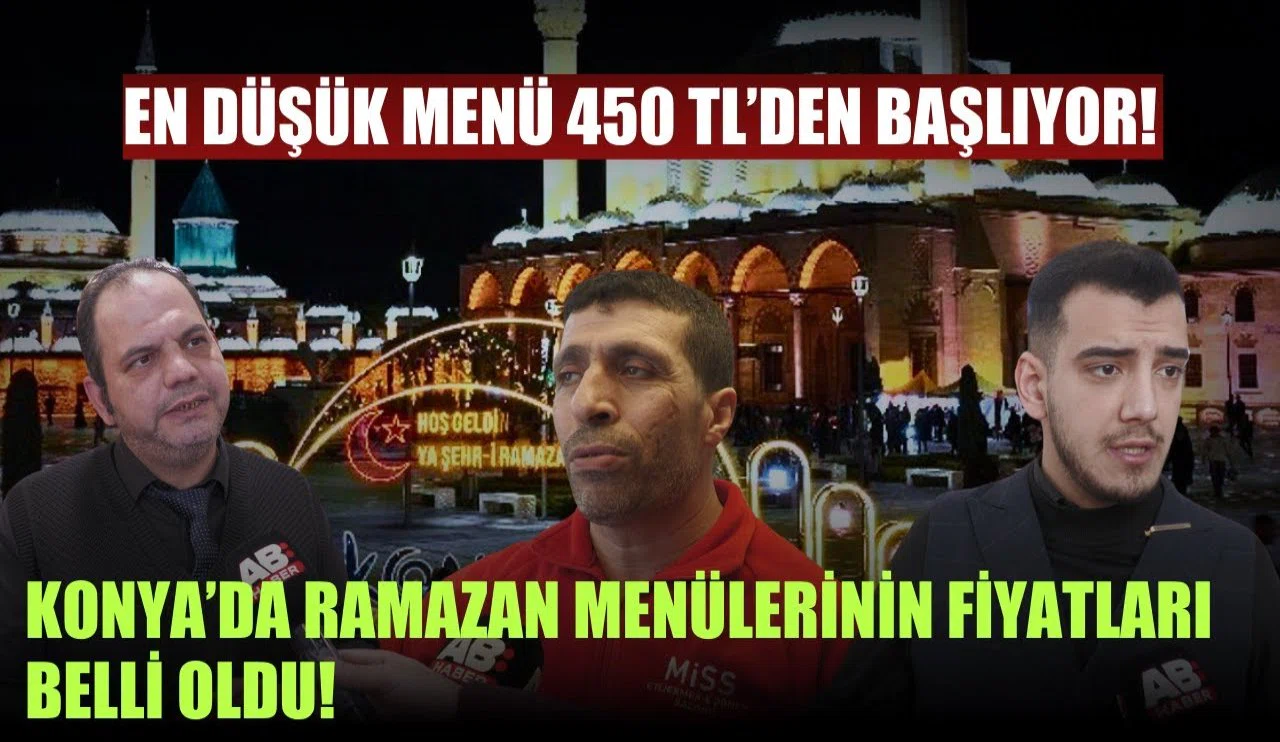 Konya’da Ramazan iftar menülerine yüzde 40-50 zam: Fiyatlar 350 TL’den başlıyor