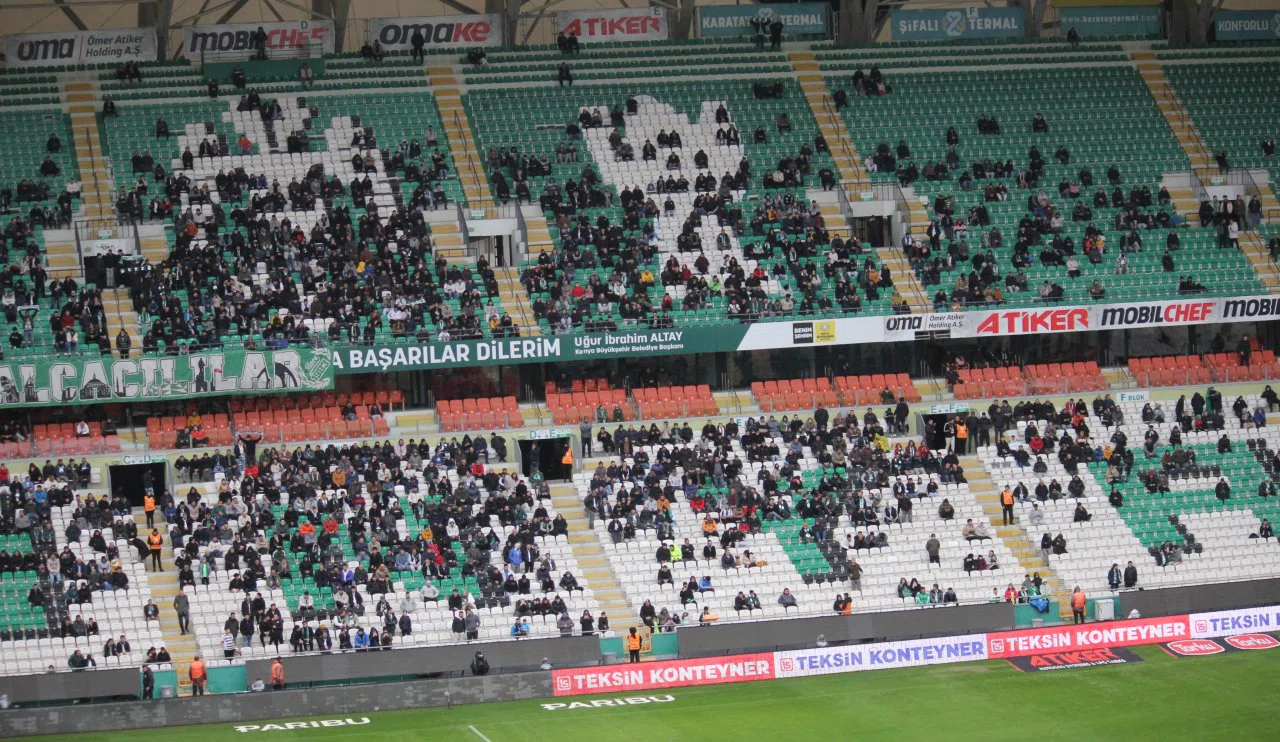 Konyaspor’da Trabzonspor maçı en az izlenen maç oldu