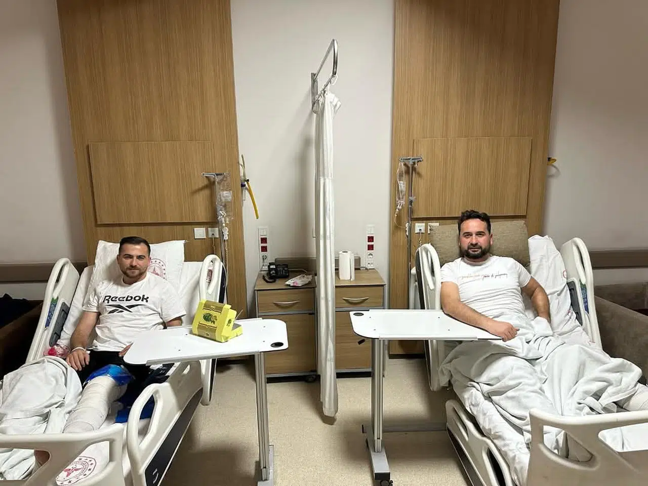 Konya'da başkan ve oyuncu yan yana ameliyat oldu