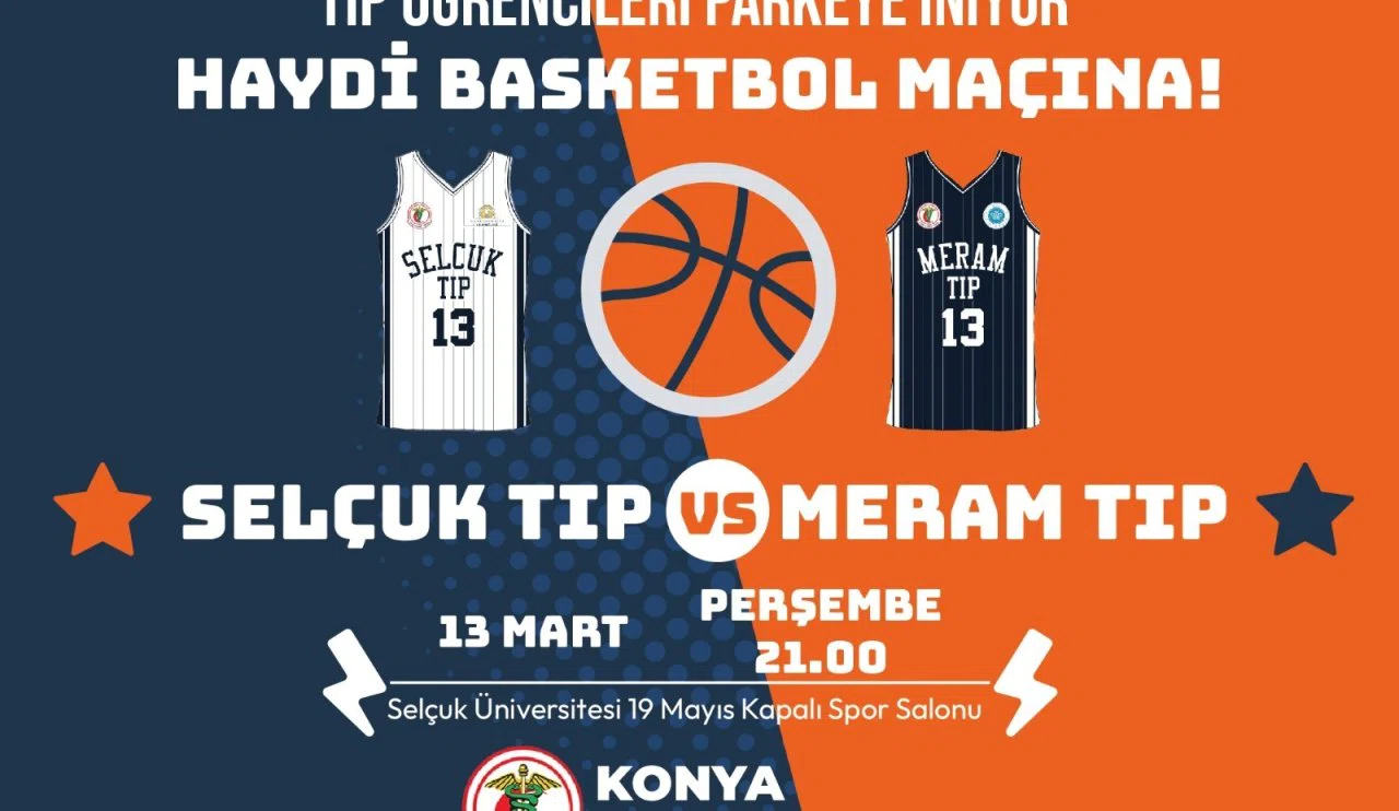 Konya’da Tıp Bayramı coşkusu basketbolla yaşanacak