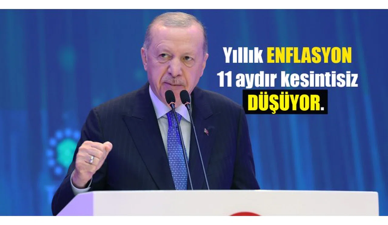 Erdoğan'dan yıllık enflasyon açıklaması