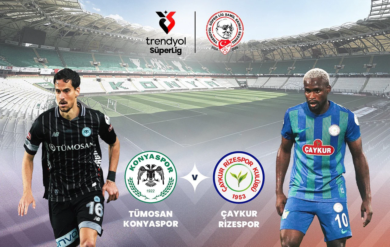 Konyaspor - Rizespor maçı CANLI (2-1)