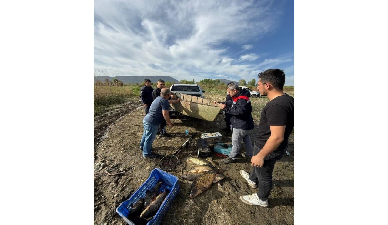 Konya'da elektroşokla avlanan 2 kişiye 1 milyon 416 bin lira ceza