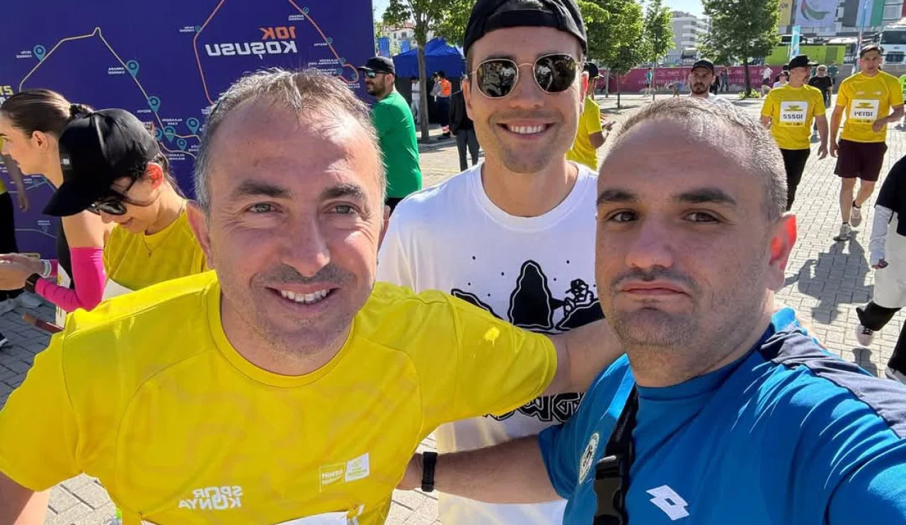 Konyaspor’da Recep Uçar, büyük yarışta ter döktü