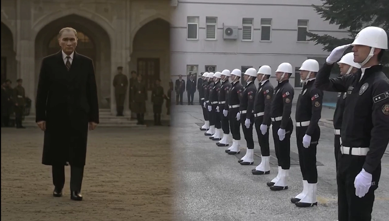 Konya Emniyeti’nden muhteşem Atatürk videosu!