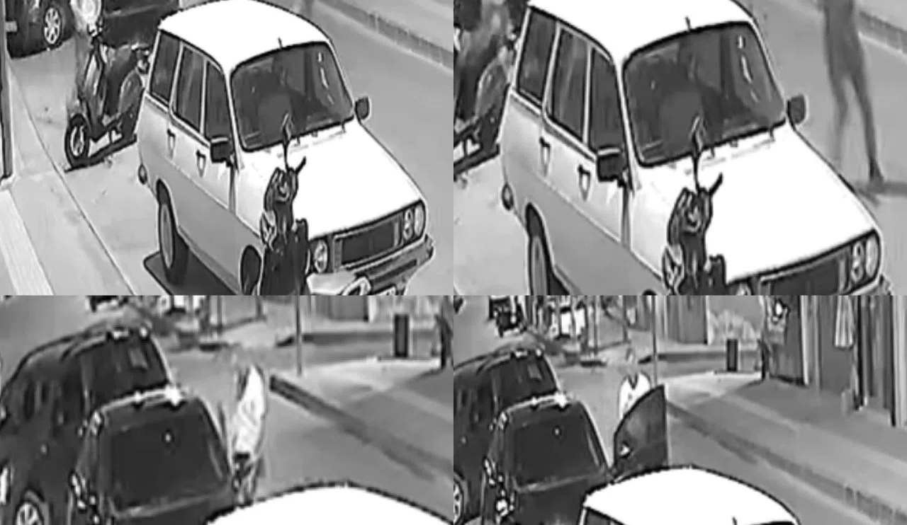 Silahla araç gasbedip tutuklanmıştı: O anların görüntüsü çıktı