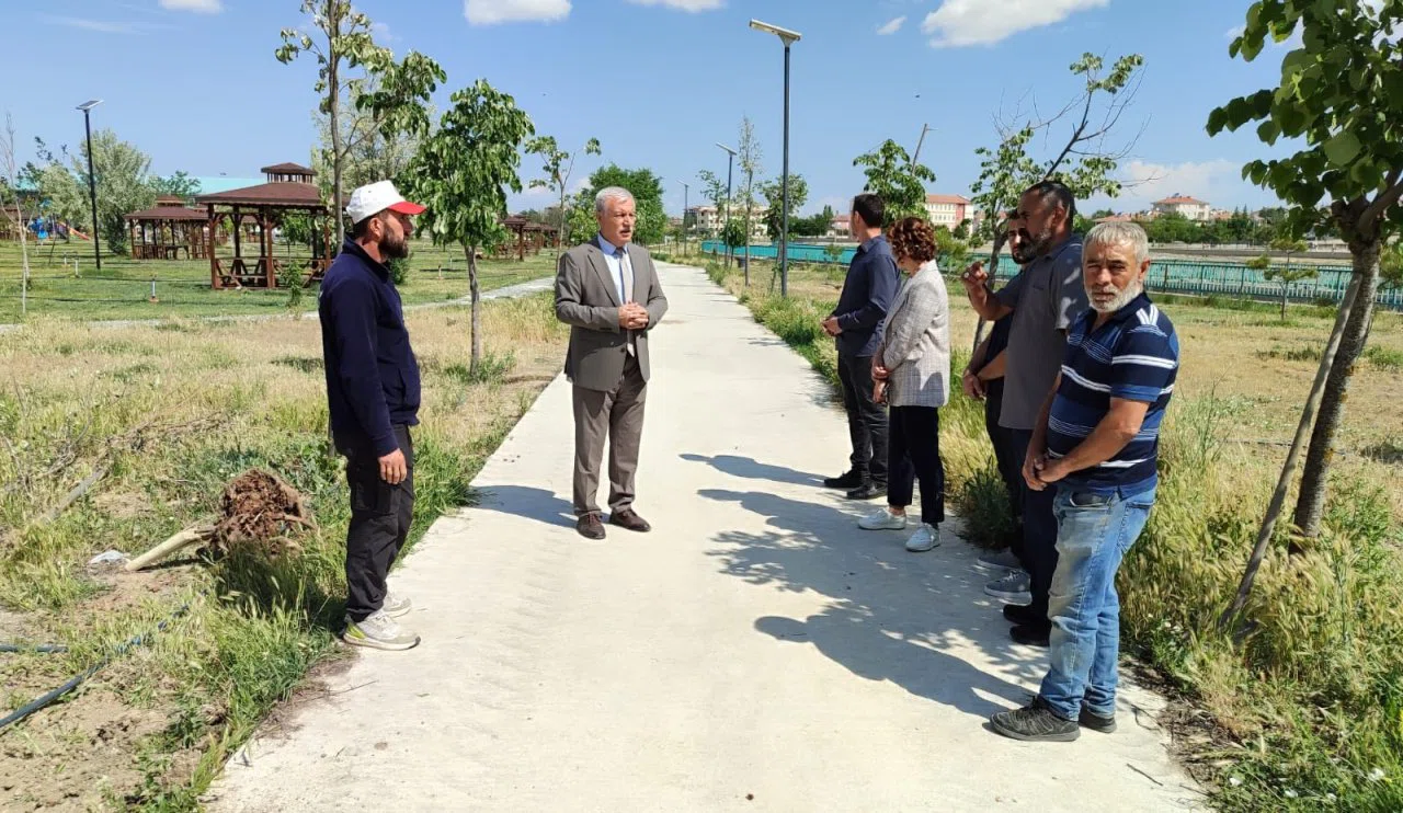 Kulu’da Alparslan Türkeş Parkı'nda Yeşil Doku Güçlendiriliyor