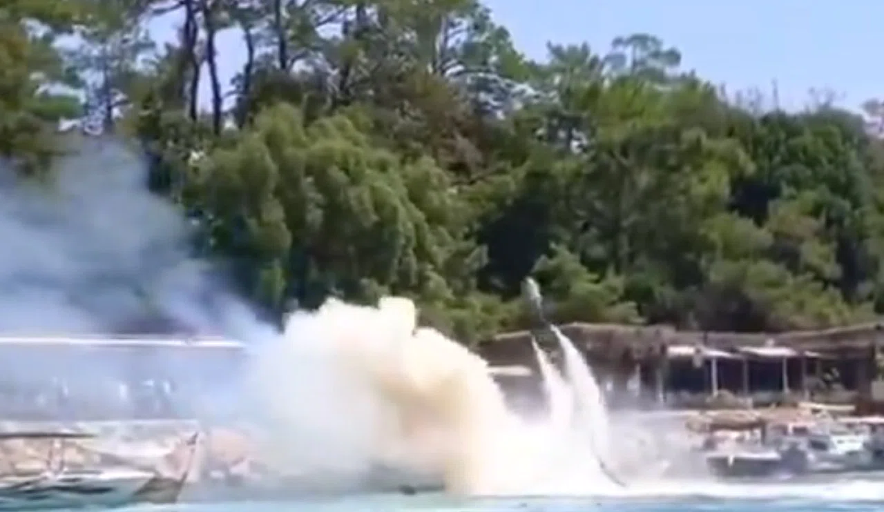 Antalya’da Flyboard Kahramanı: Alevlere Karşı Hızlı Müdahale!