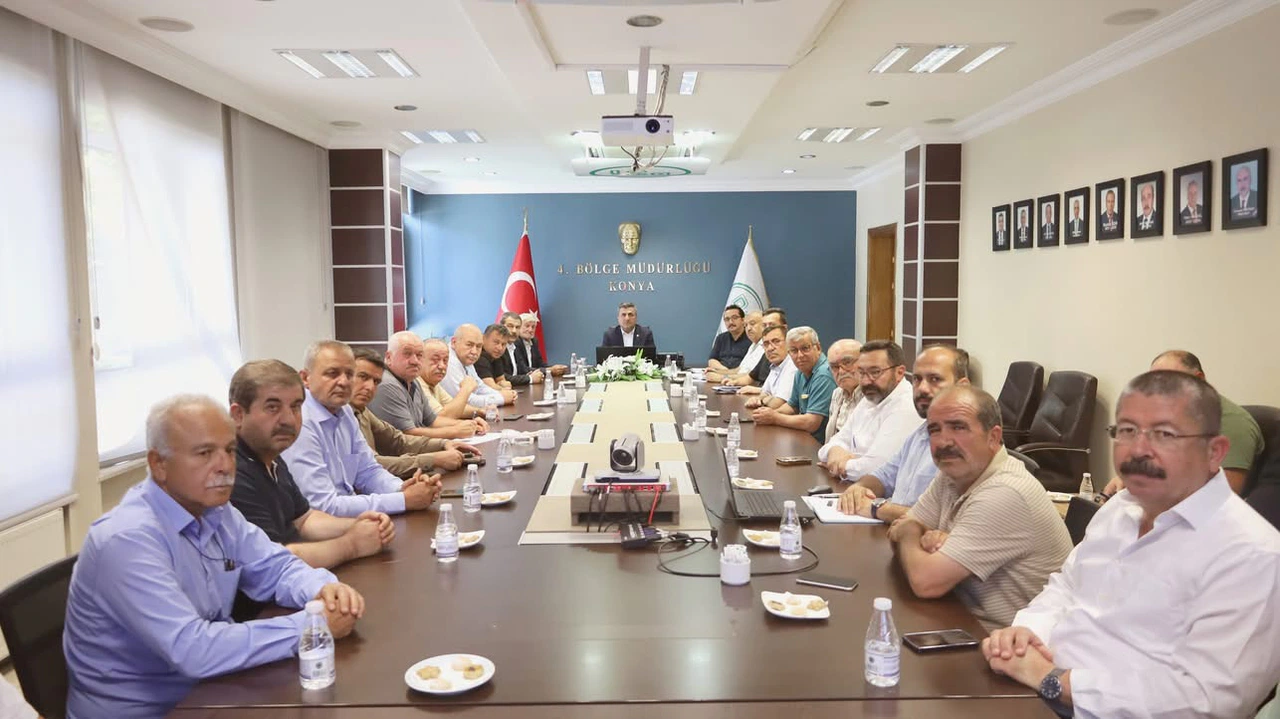 Konya Ovası İçin Kader Toplantısı! Çiftçinin Gözü Bu Toplantıdaydı!