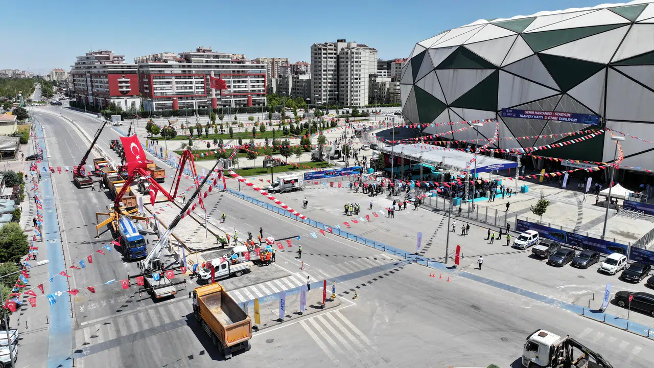 Konyaspor taraftarı, maçlara artık raylı sistem ile gidebilecek! Proje 2 yılda bitecek