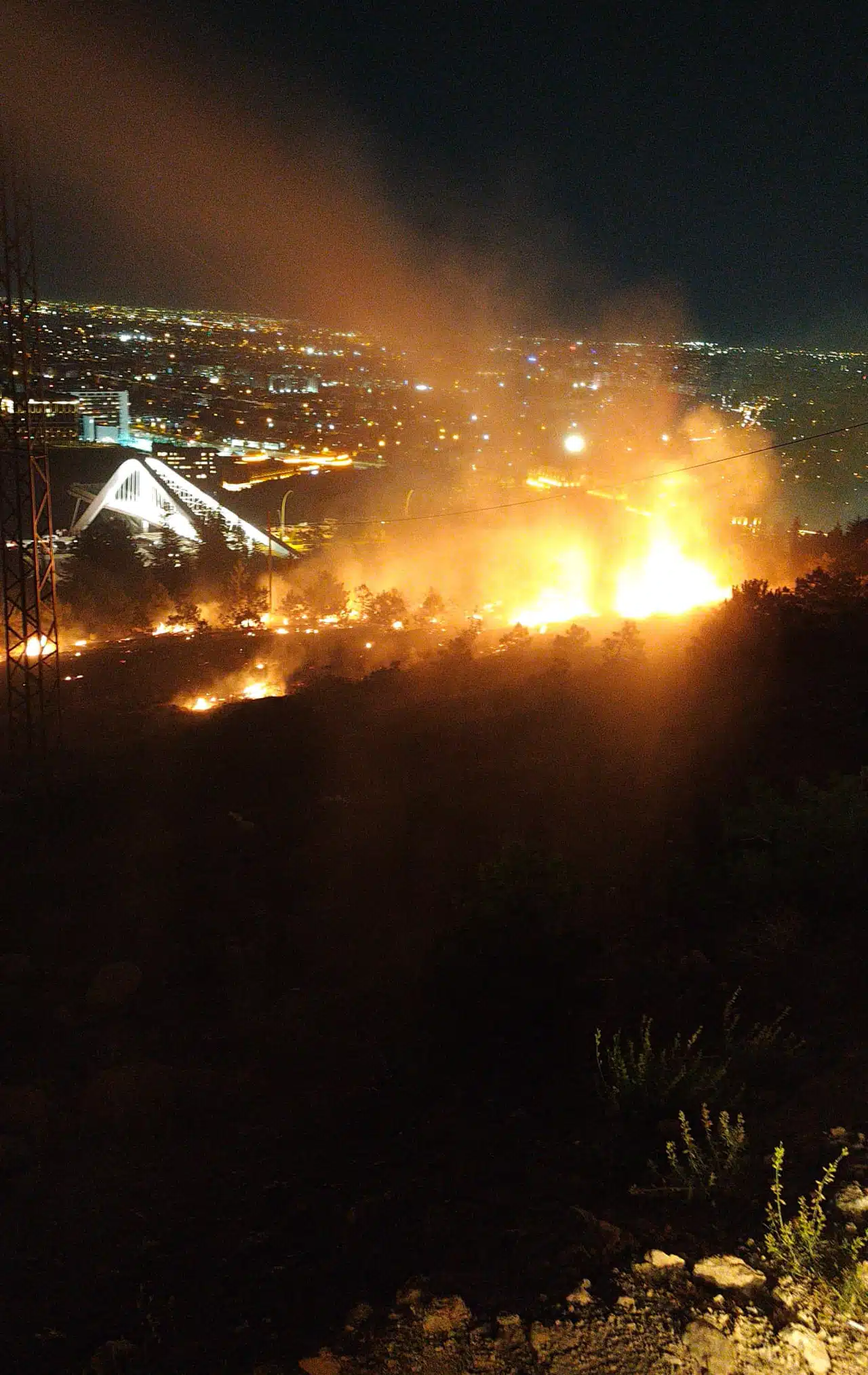 Konya’da Akyokuş’ta büyük yangın