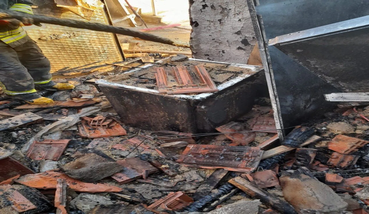 Kulu’da yangın! Müştemilat kullanılamaz hale geldi