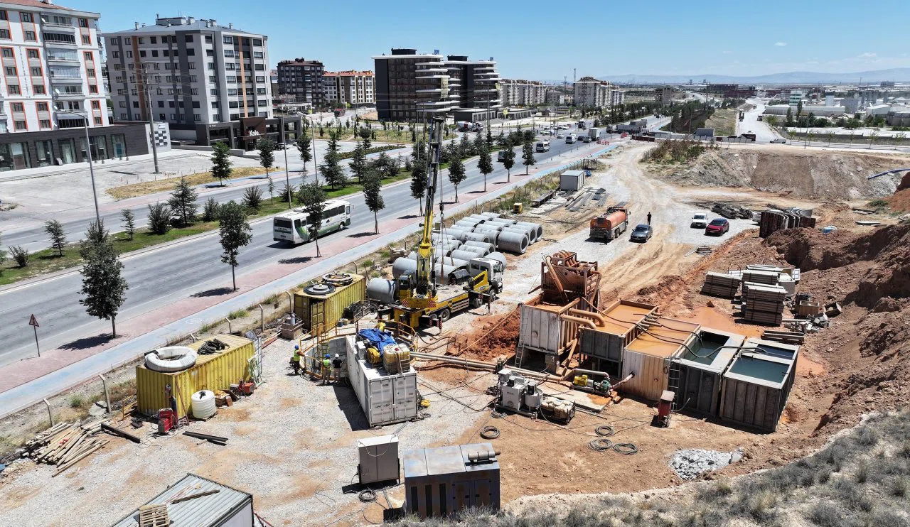 Konya Büyükşehir’den altyapıda dev adım! Mikro tünel çalışması sürüyor