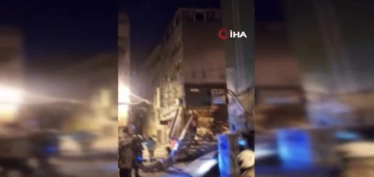 Patlama oldu, bina çöktü! Valilikten açıklama geldi