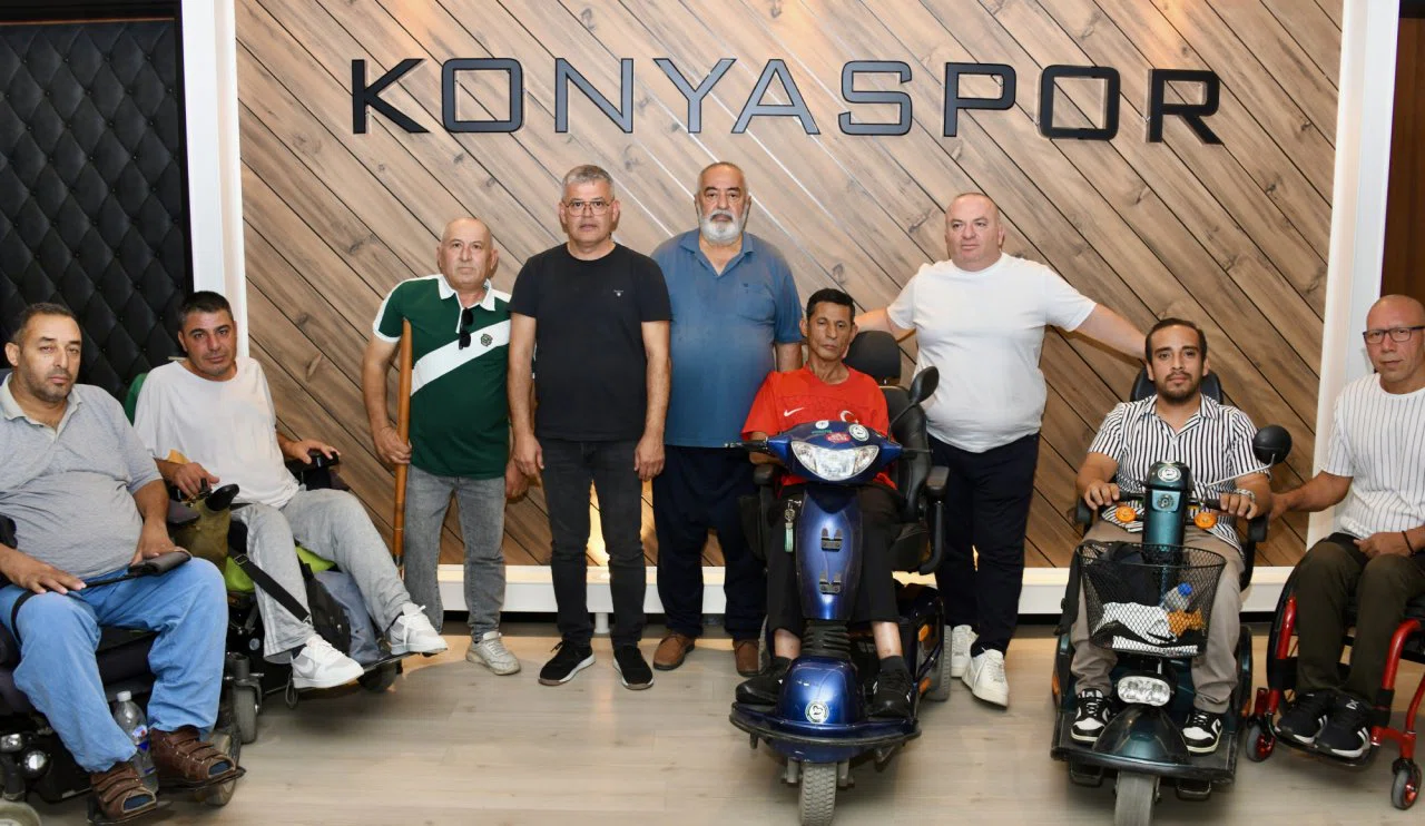 Konyaspor'da Başkan Atiker'den engelli taraftarlara söz