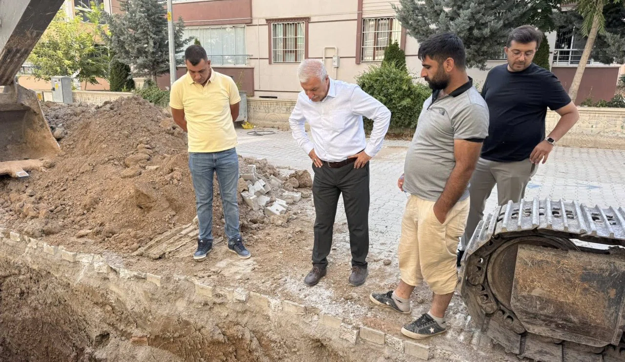 Başkan sahada! Kulu’da altyapı çalışmaları sürüyor