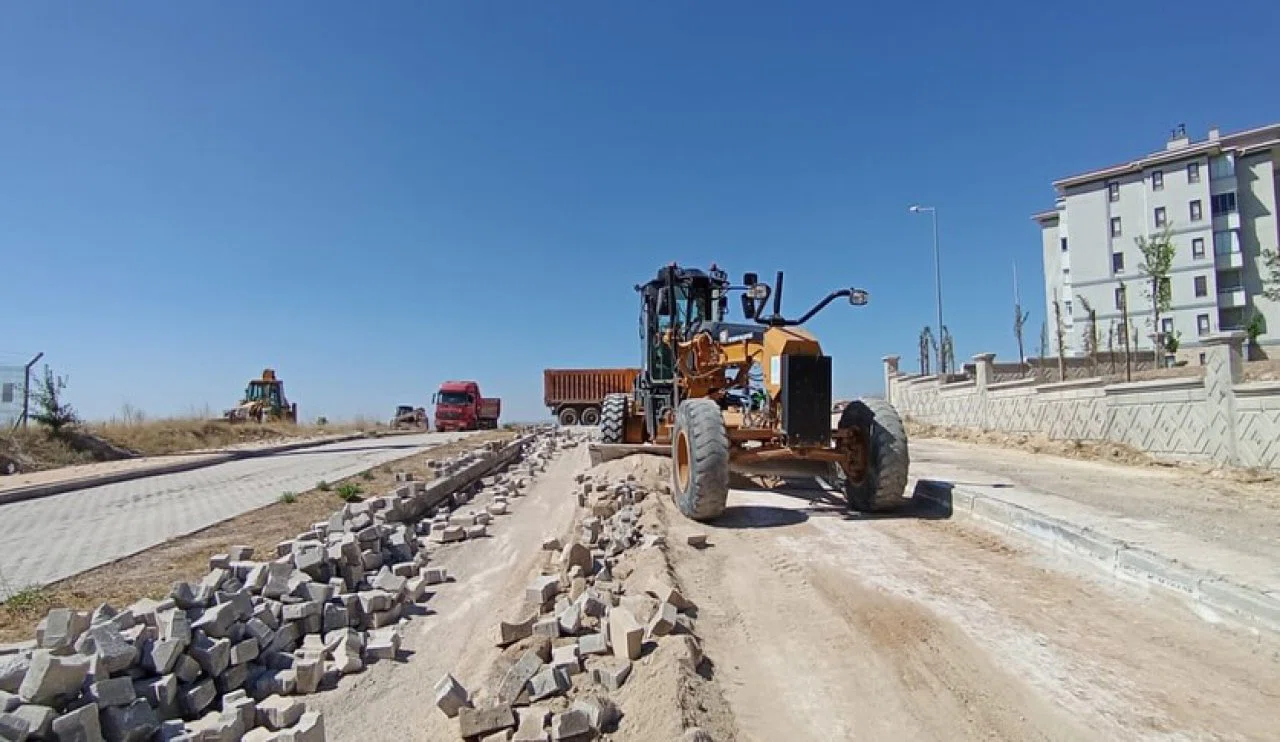 Beyşehir TOKİ 2. Etap'ta yol yenileniyor