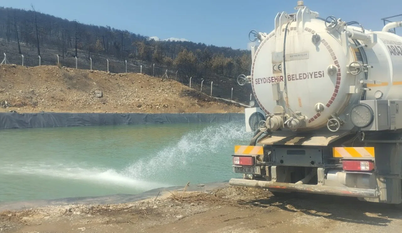 Seydişehir ekibi Bursa’daki yangınla mücadelede görevde