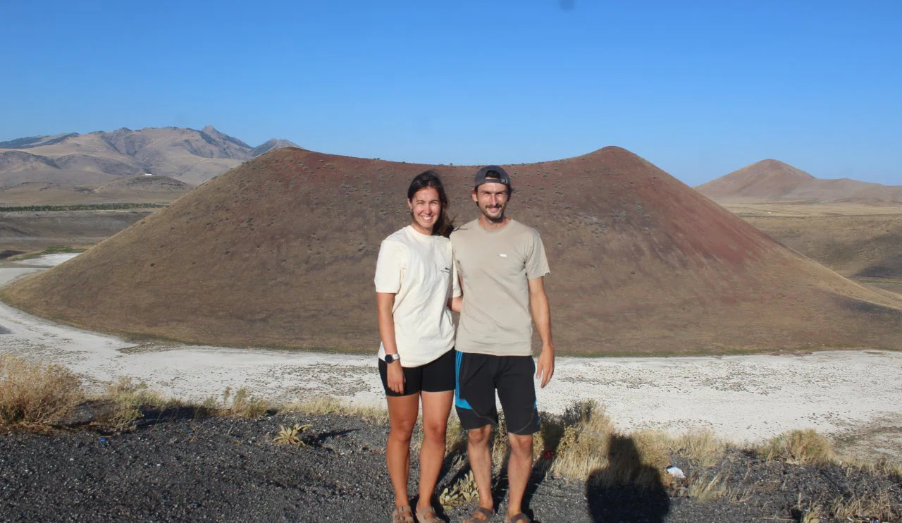 Dünya turuna çıkan İsviçreli çift Meke Gölü’nde