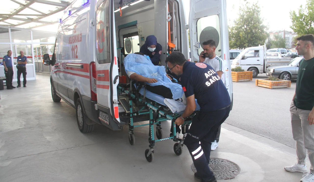 Konya'da tartışma kanlı bitti! 1 yaralı