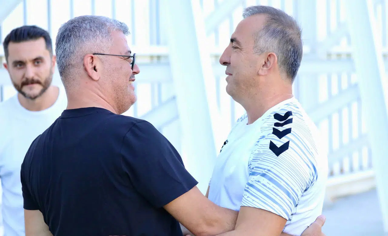 Konyaspor'da Başkan Atiker ve Recep Uçar maç öncesi görüştü