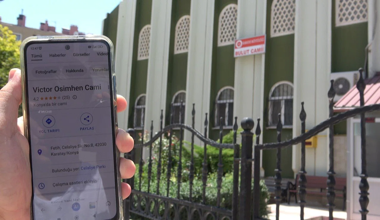 Konya'da “Victor Osimhen” ismi tepki çekti! "Bu ne alaka?"