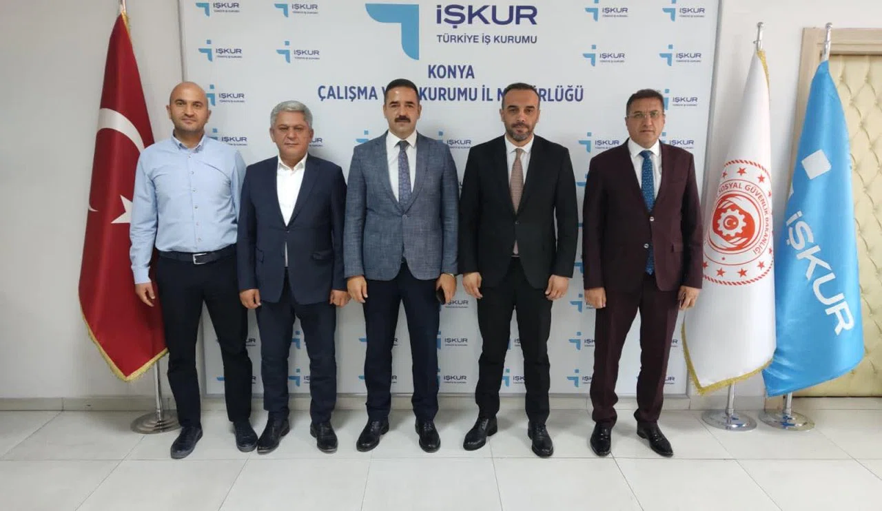 Konya İŞKUR İl Müdürü Çiftci, Büyükşehir heyetiyle görüştü