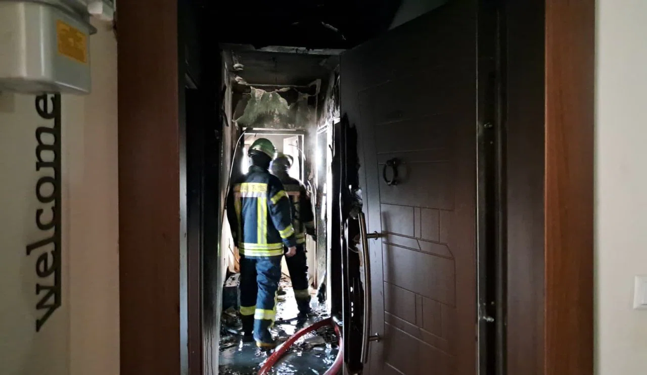 Karaman'da korkutan yangın! 7 katlı apartmanda yangın çıktı