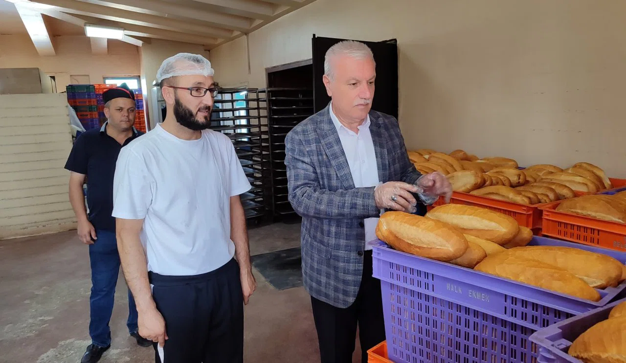 Konya'da belediye başkanından ekmek fırınına inceleme