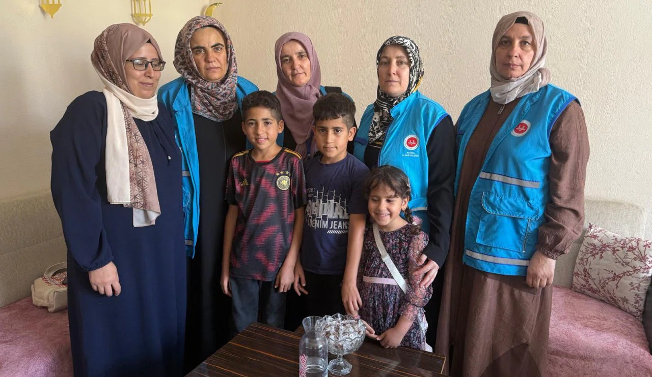 “Sevgin Umut Olsun” projesiyle Filistinli ailelere destek yağdı