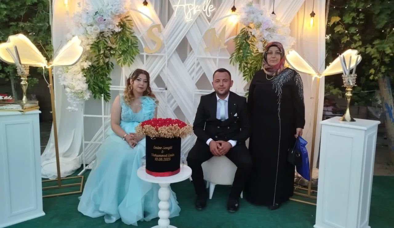 Konya'da Ayaz ve Hançer ailelerinin mutlu günü