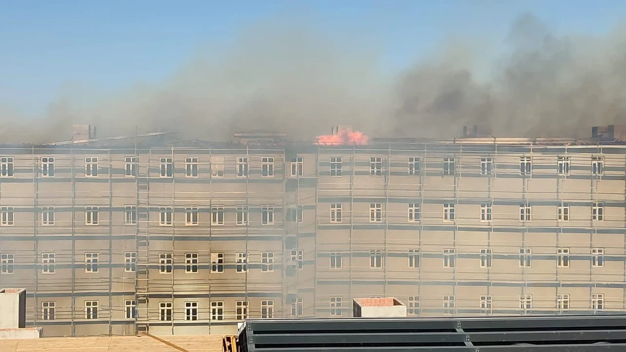 Konya’da yurt binasında yangın çıktı